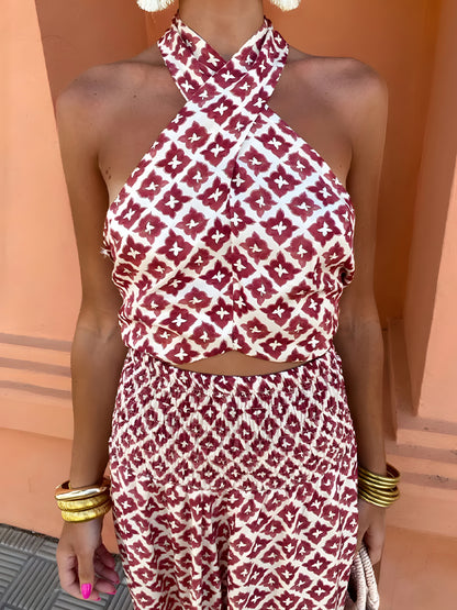 Robe Midi Alma™ Off-Shoulder à Plis Élégants