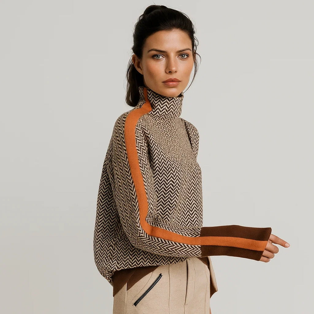 Sweater Katrin™ à Col Montant