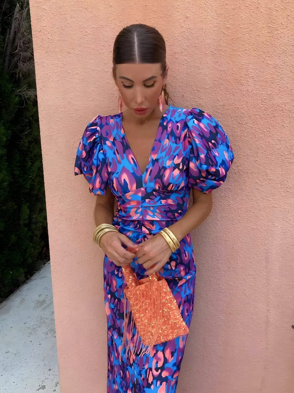 Robe Midi Agnes™ Chic à Look Coloré
