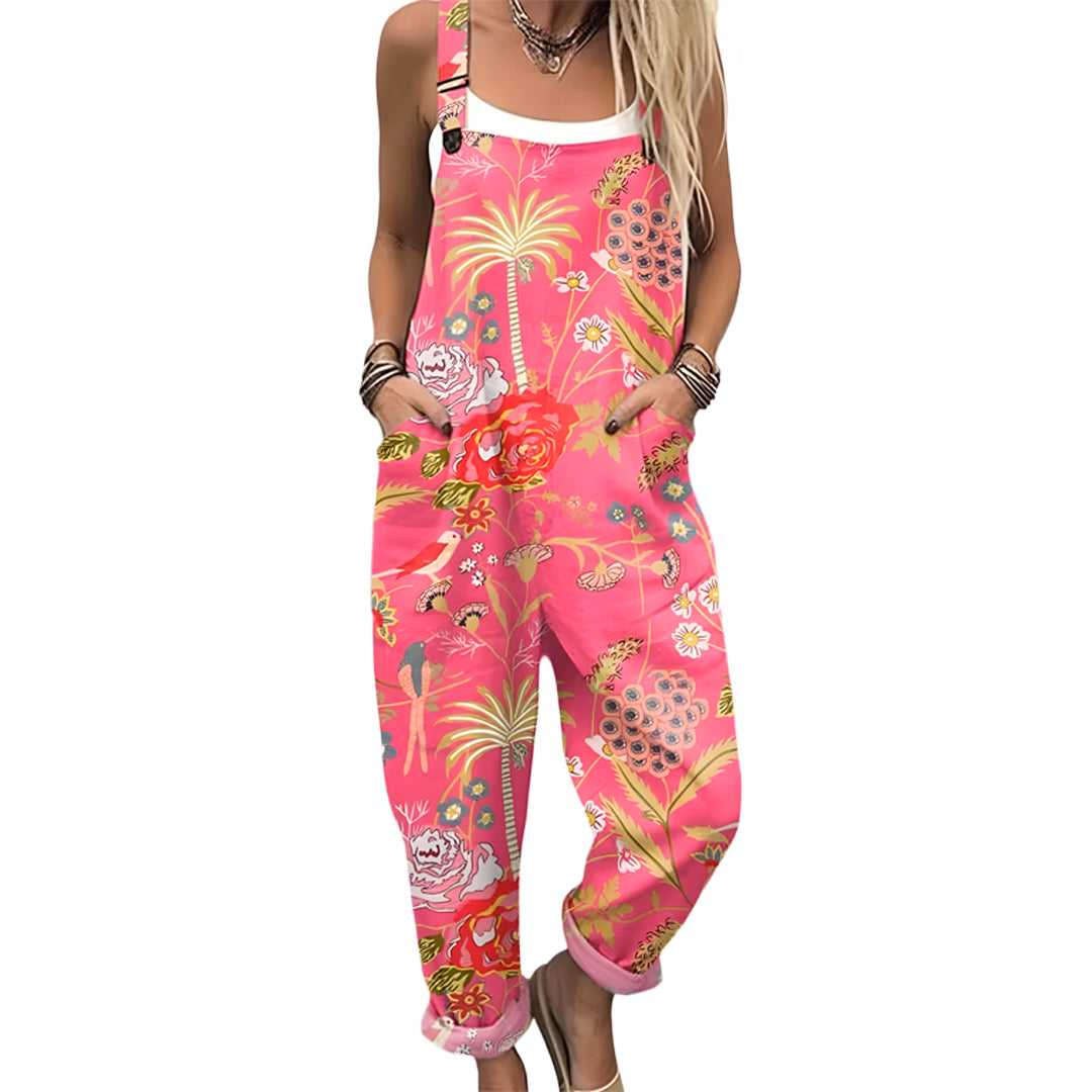 Combinaison Birgitte™ à Motif Fleuri Rétro