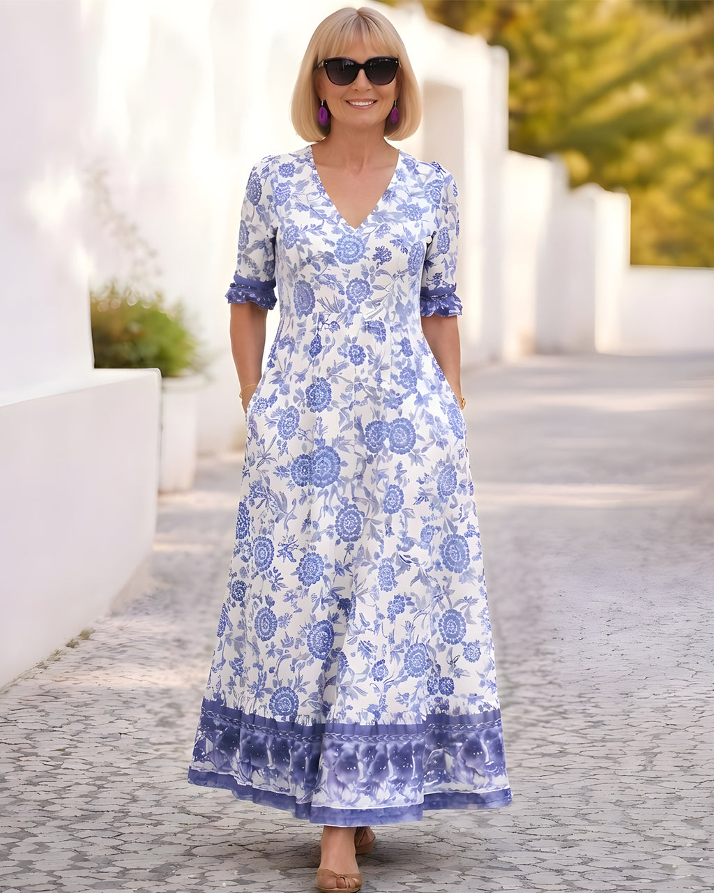 Robe fluide élégante confortable – Léana