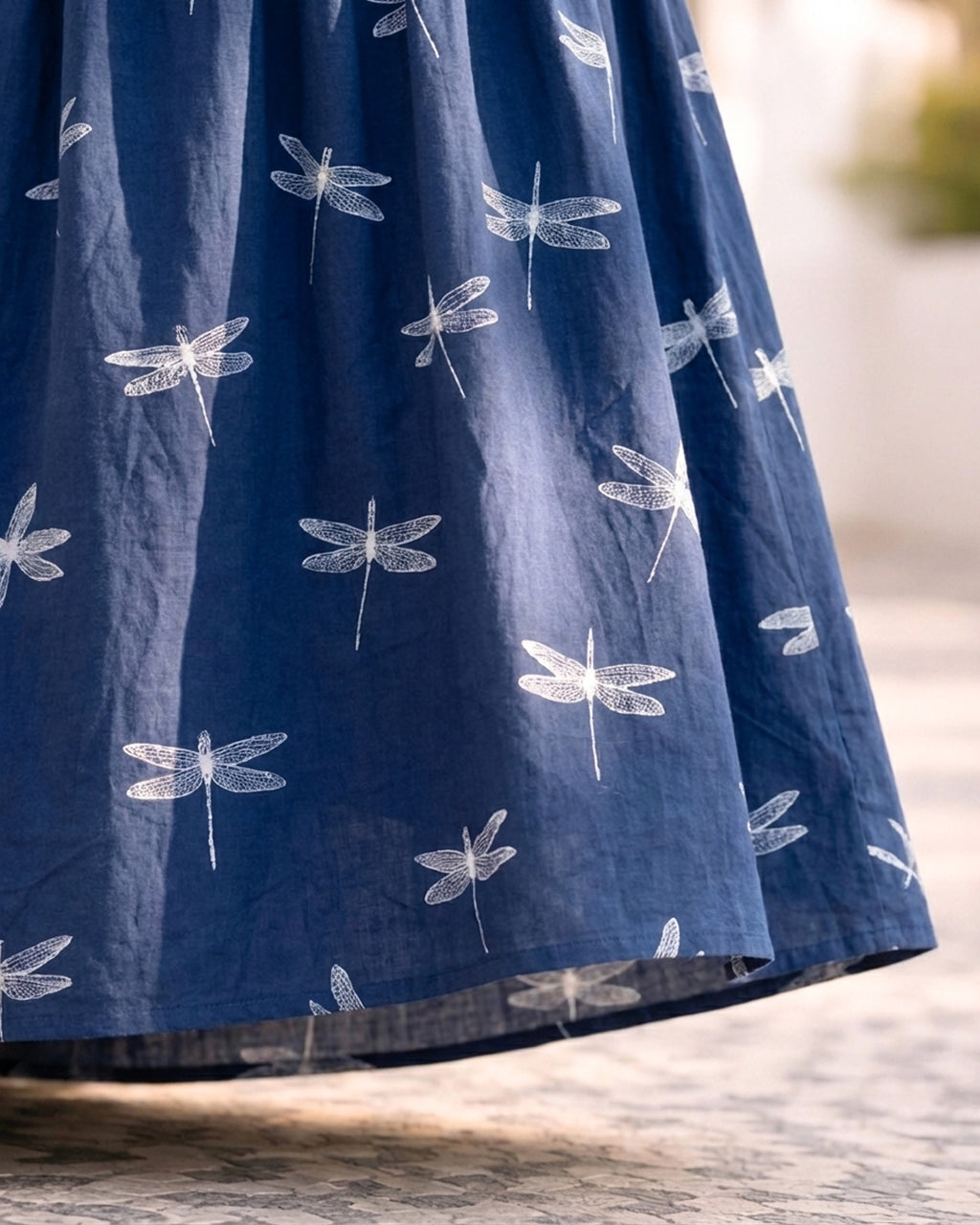 Robe fluide florale confortable – Éloïse
