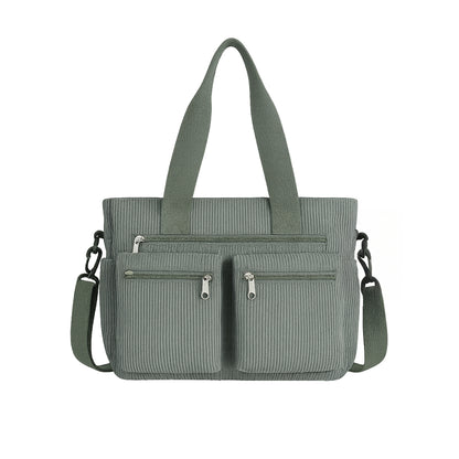 Astera™ | Skuldertaske Double Zip Grøn