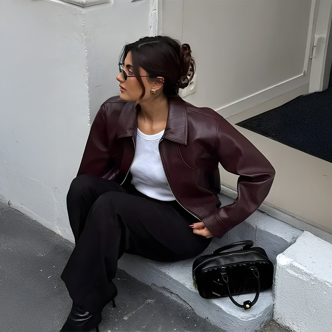 Veste Liv™ Vintage Bordeaux