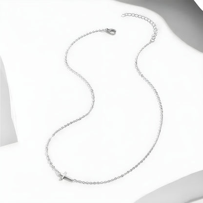 Collier Croix Argent – Design Classique