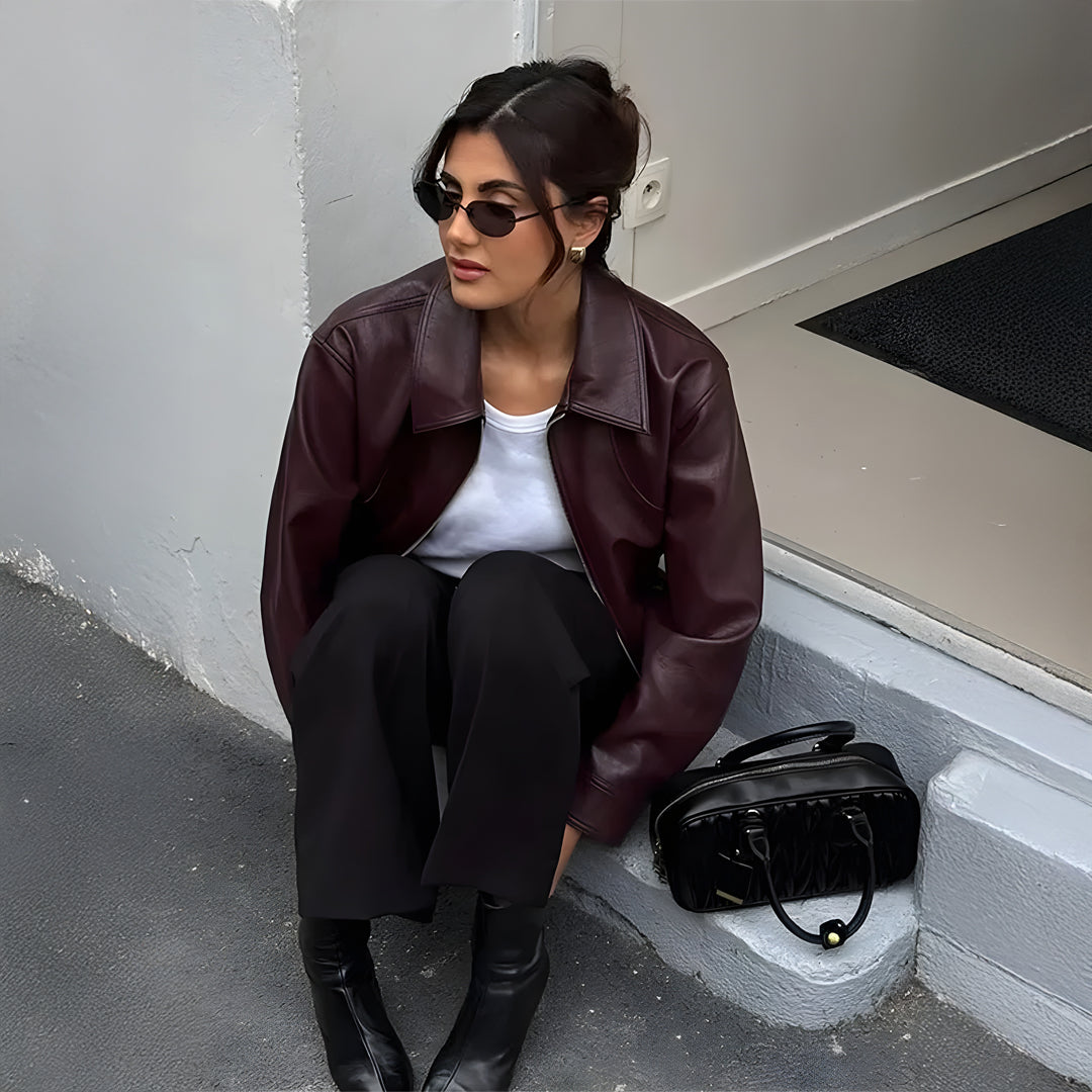 Veste Liv™ Vintage Bordeaux