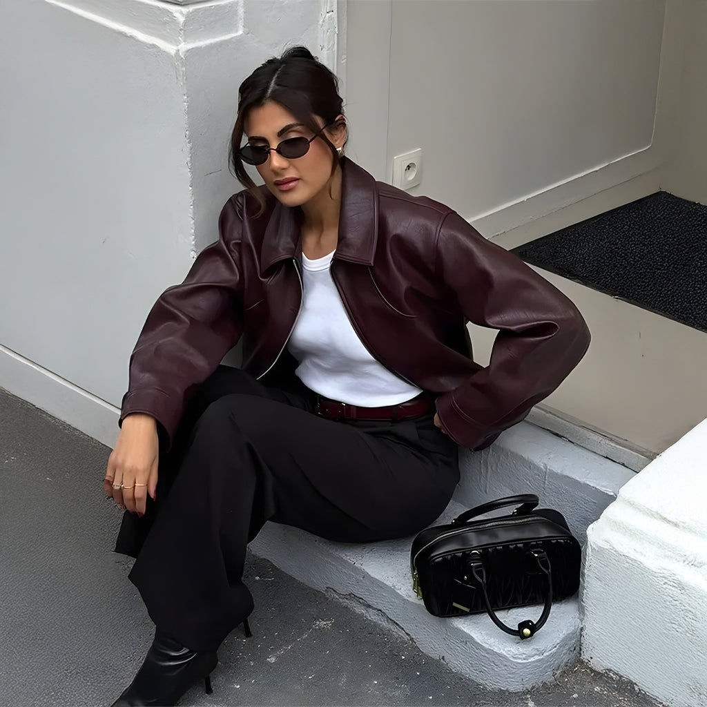 Veste Liv™ Vintage Bordeaux