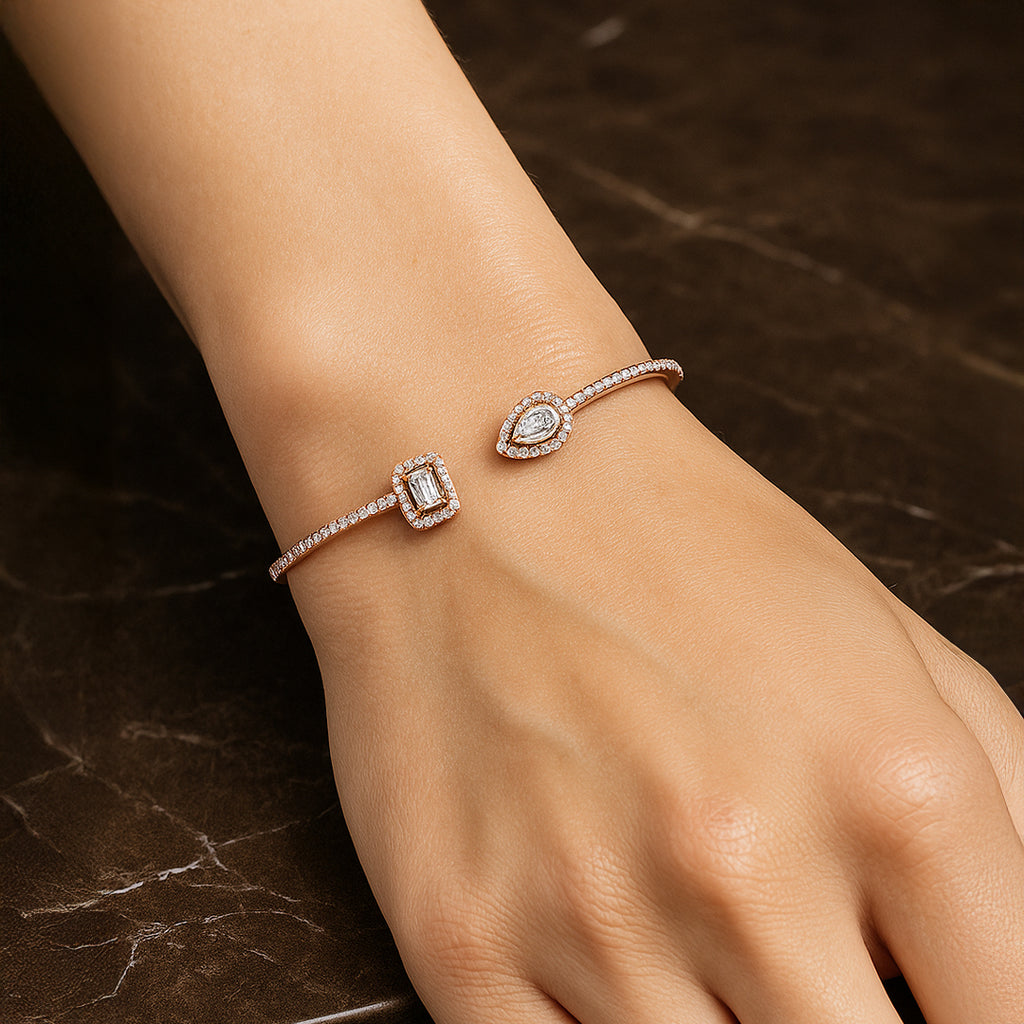 Manchette Argent Intemporelle – Élégance Moderne