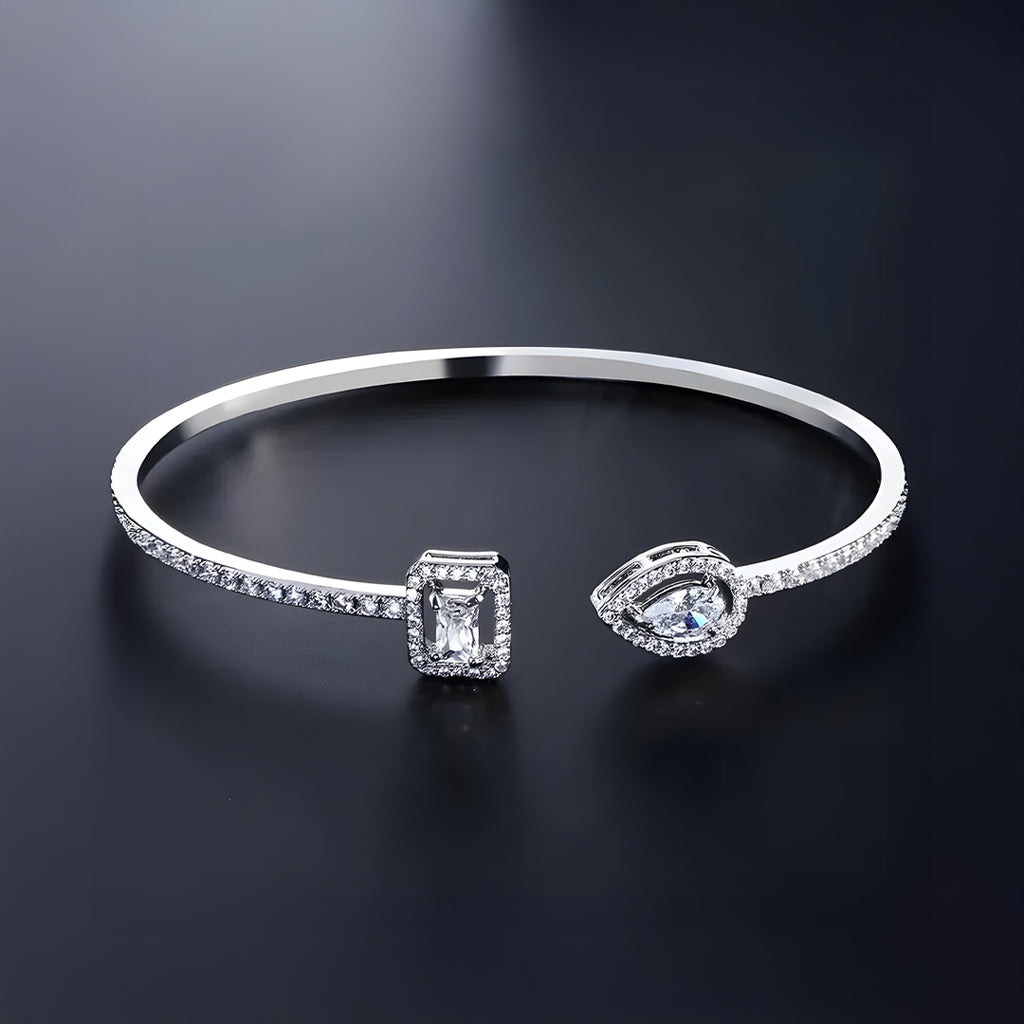 Manchette Argent Intemporelle – Élégance Moderne
