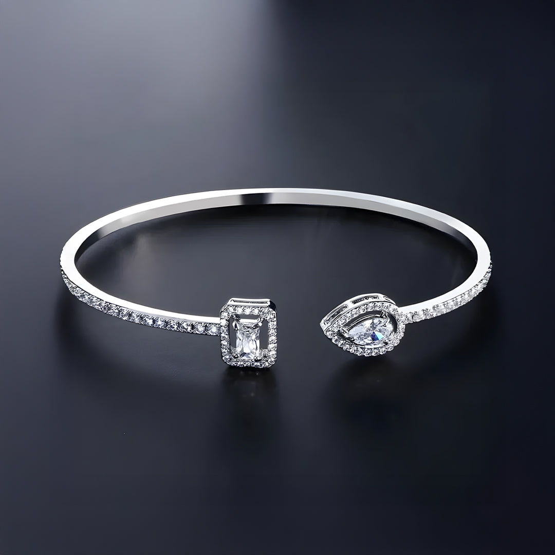 Manchette Argent Intemporelle – Élégance Moderne