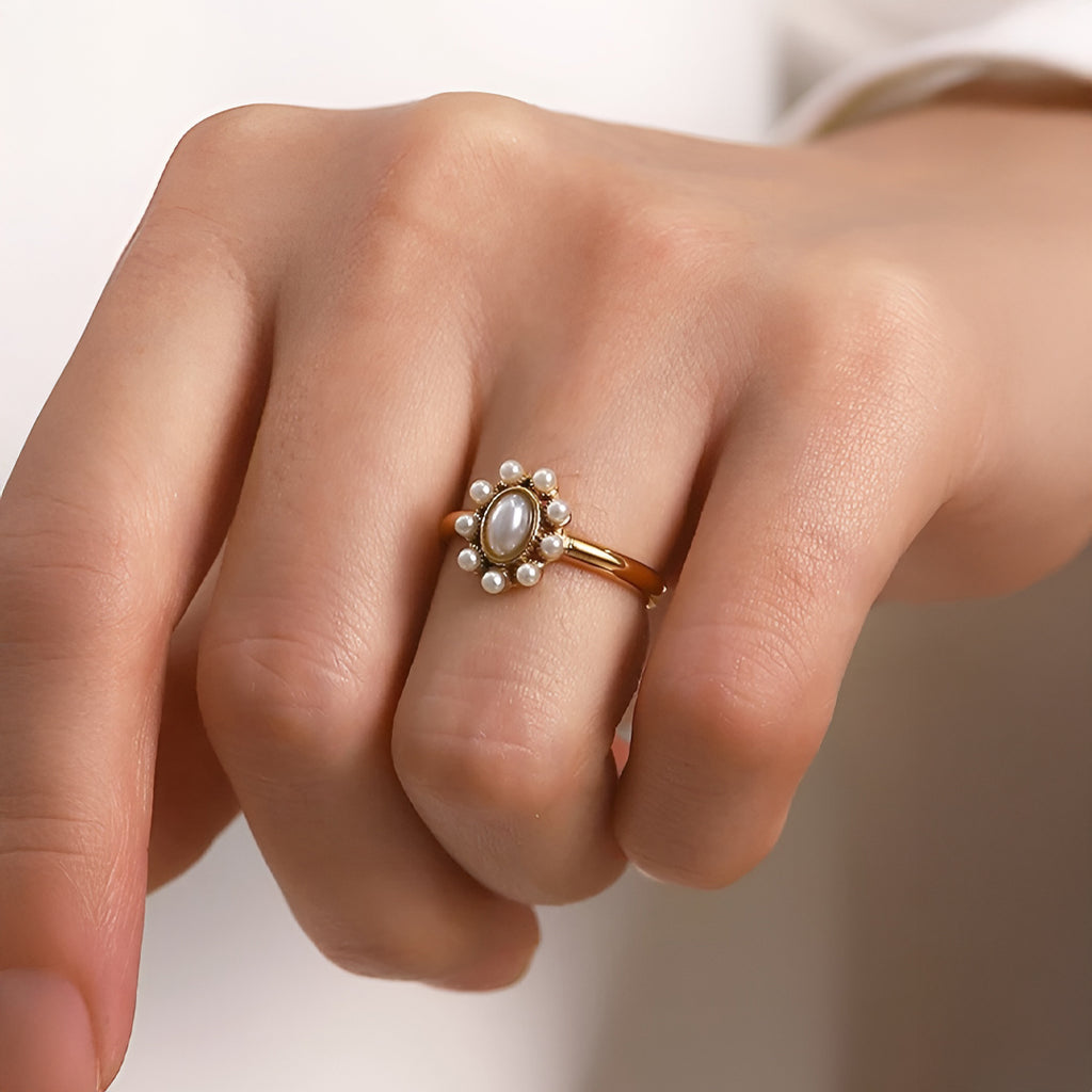 Bague Olla Perle Or