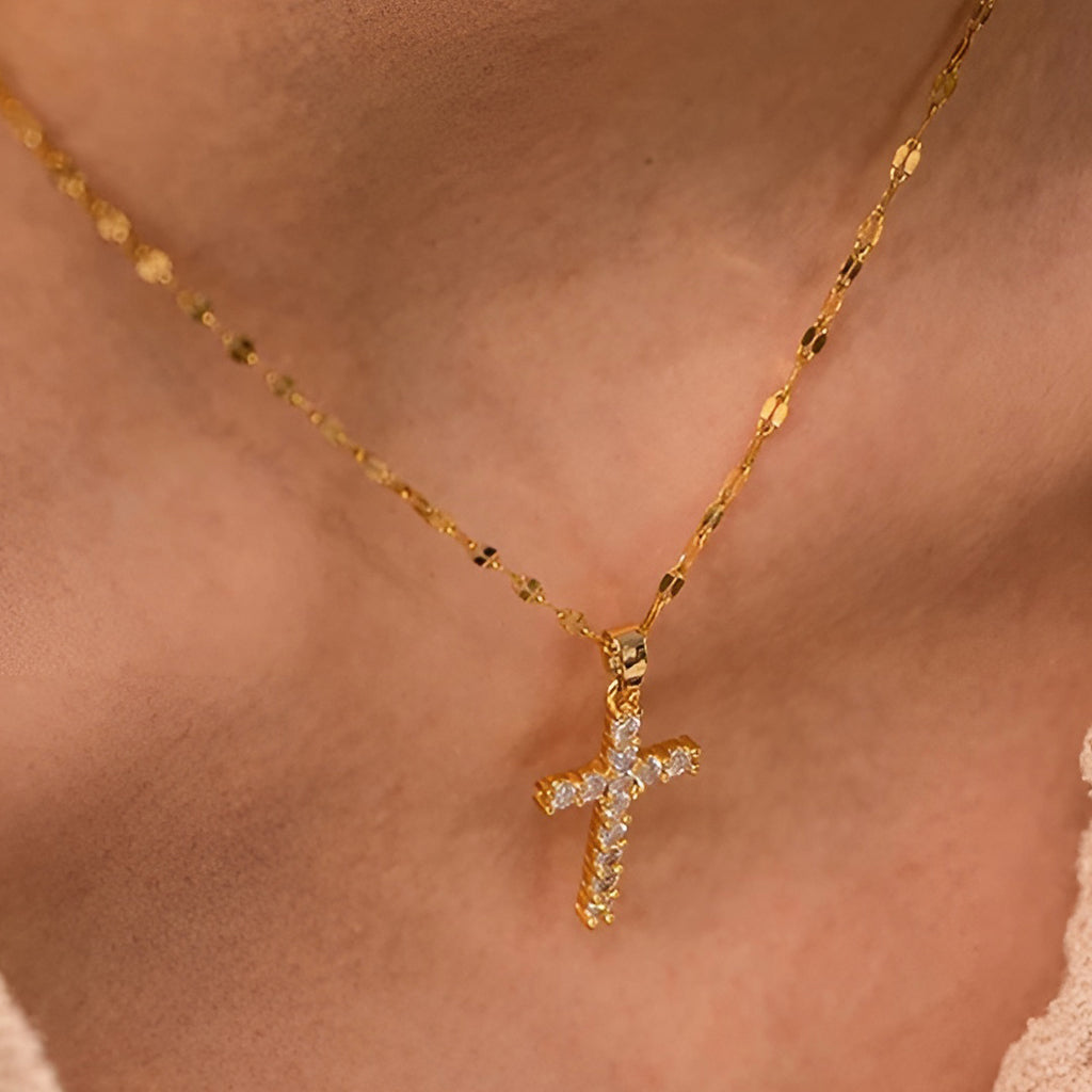 Collier Iduna Croix Or