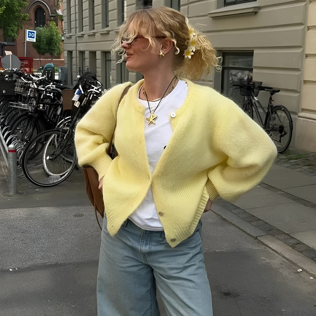 Vísa™ | Efterårs Strikket Cardigan