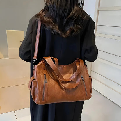 Maja™ | Skuldertaske Cognac