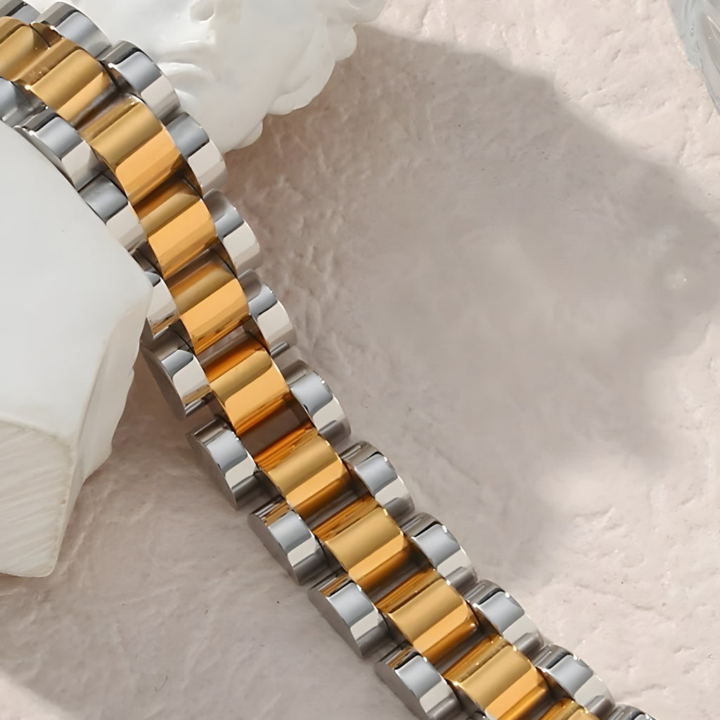 Bracelet Marit Large Or & Argent