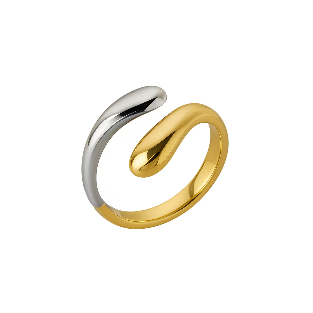 Bague Disa Goutte Or-Argent