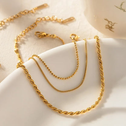 Bracelet Hedda 3-Lags Or