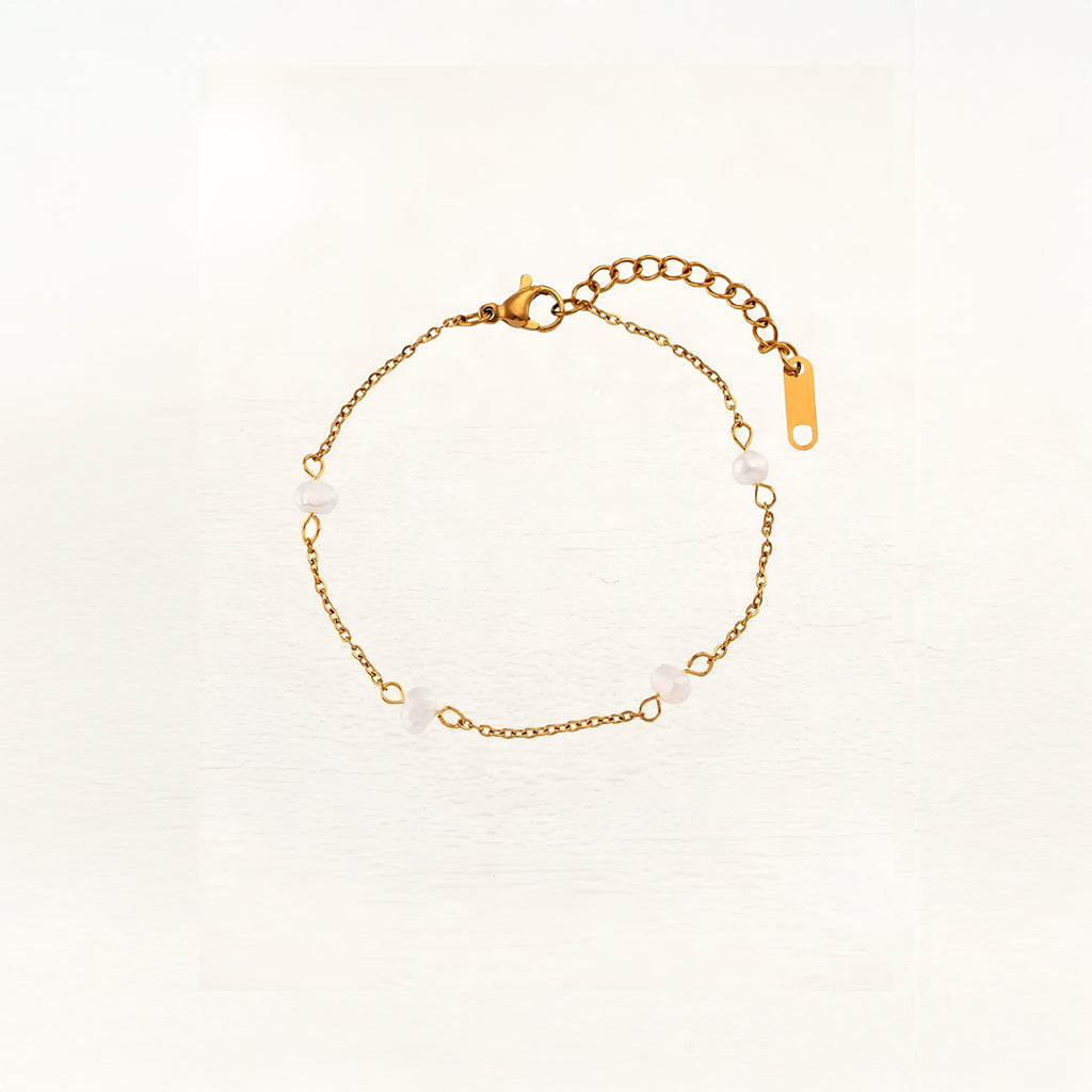 Bracelet Solveig Perles d’Eau Douce Or