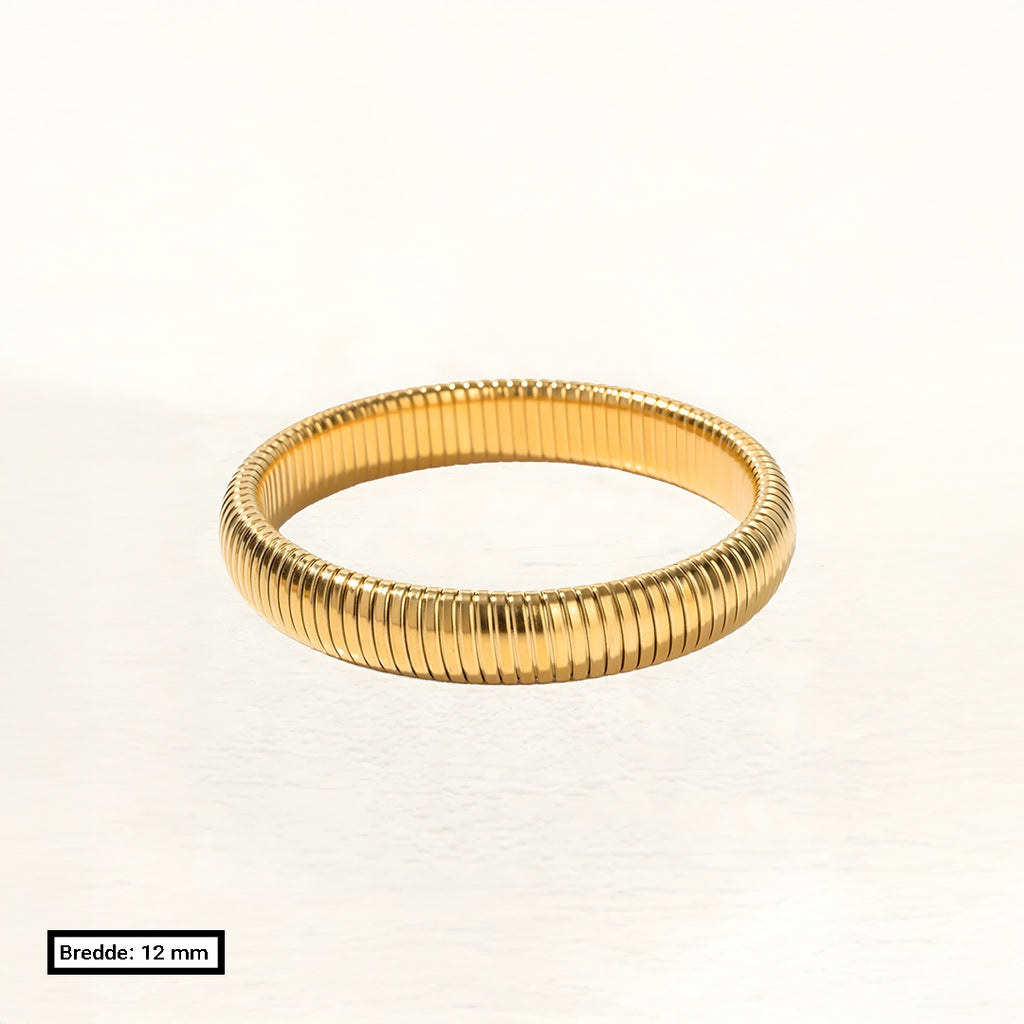 Bracelet Liv Large Snake Stretch Or