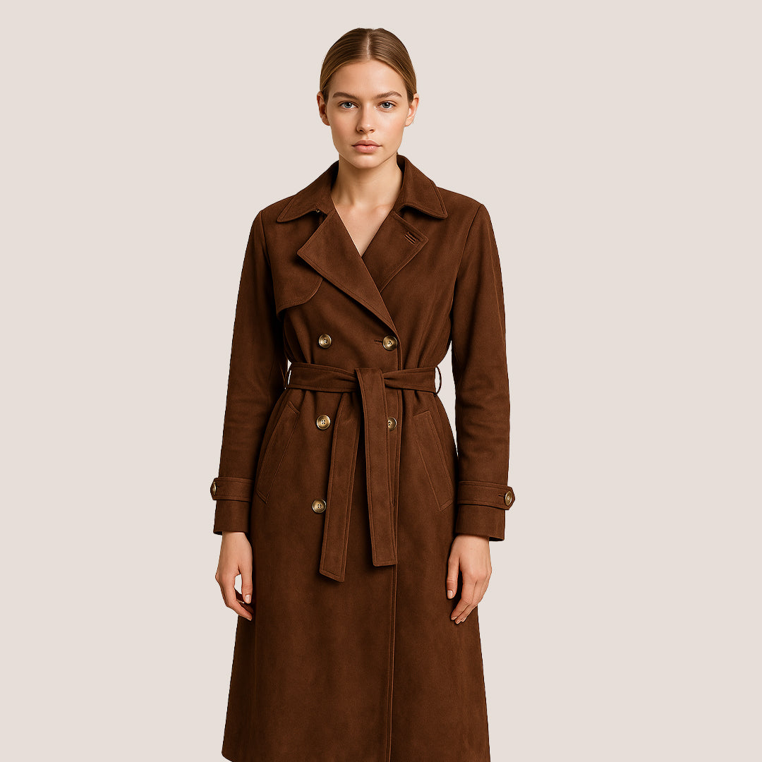 Emma™ | Trenchcoat Brun