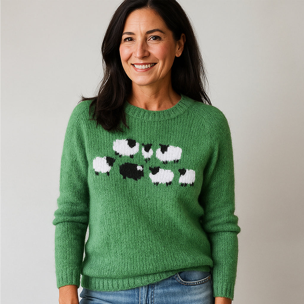 Pull Vigdís™ Nordic Sheep Vert