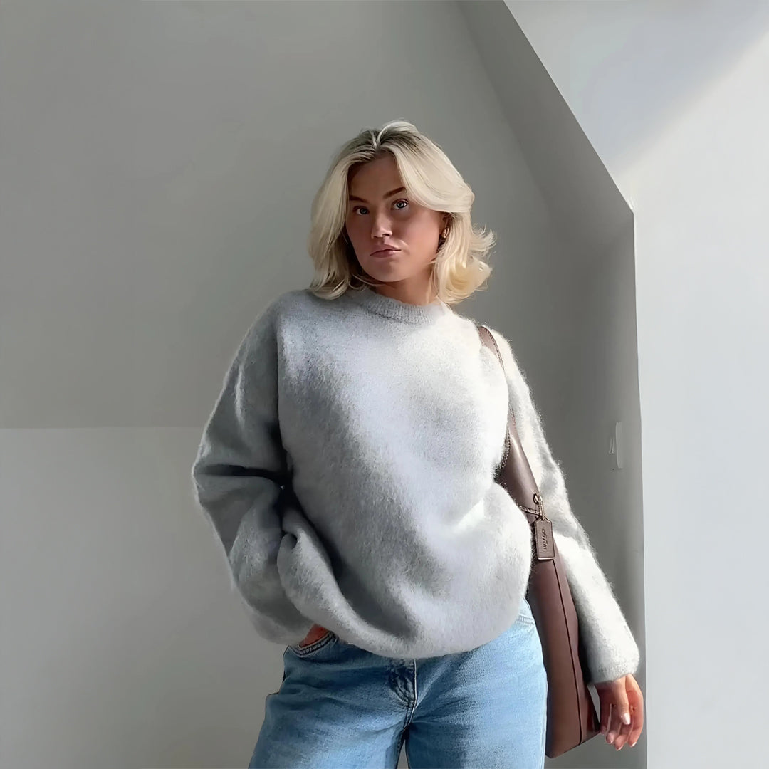 Pull Mohair Birget™ Gris