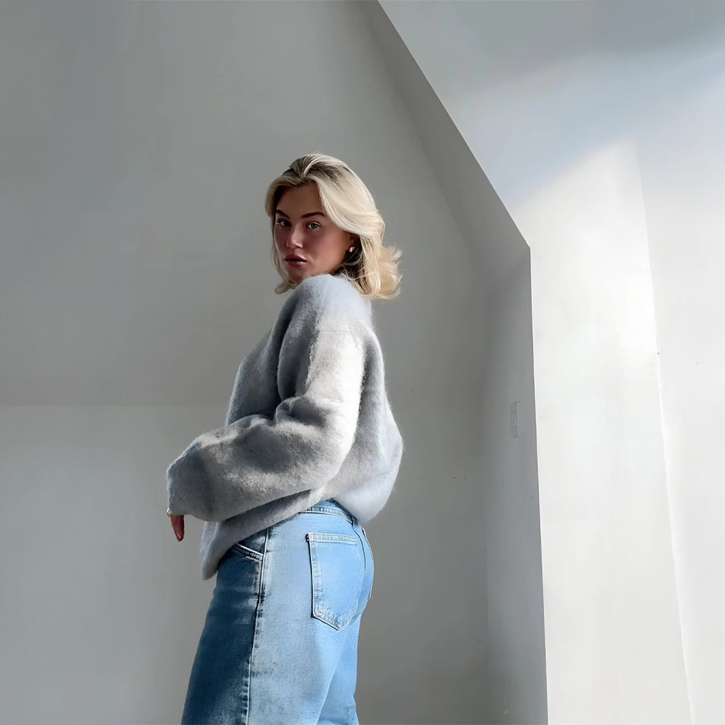 Pull Mohair Birget™ Gris