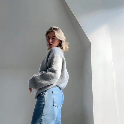 Pull Mohair Birget™ Gris