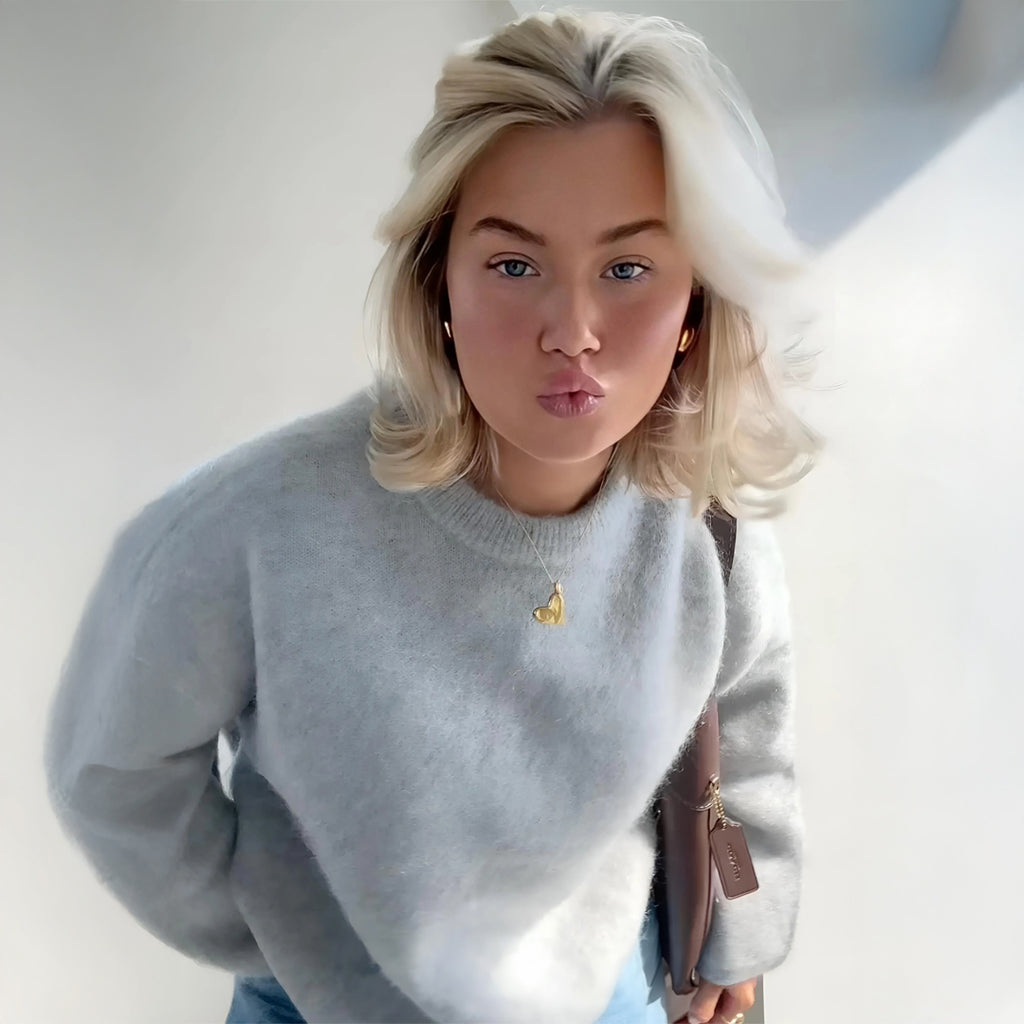 Pull Mohair Birget™ Gris