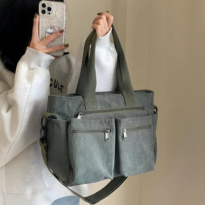 Astera™ | Skuldertaske Double Zip Grøn