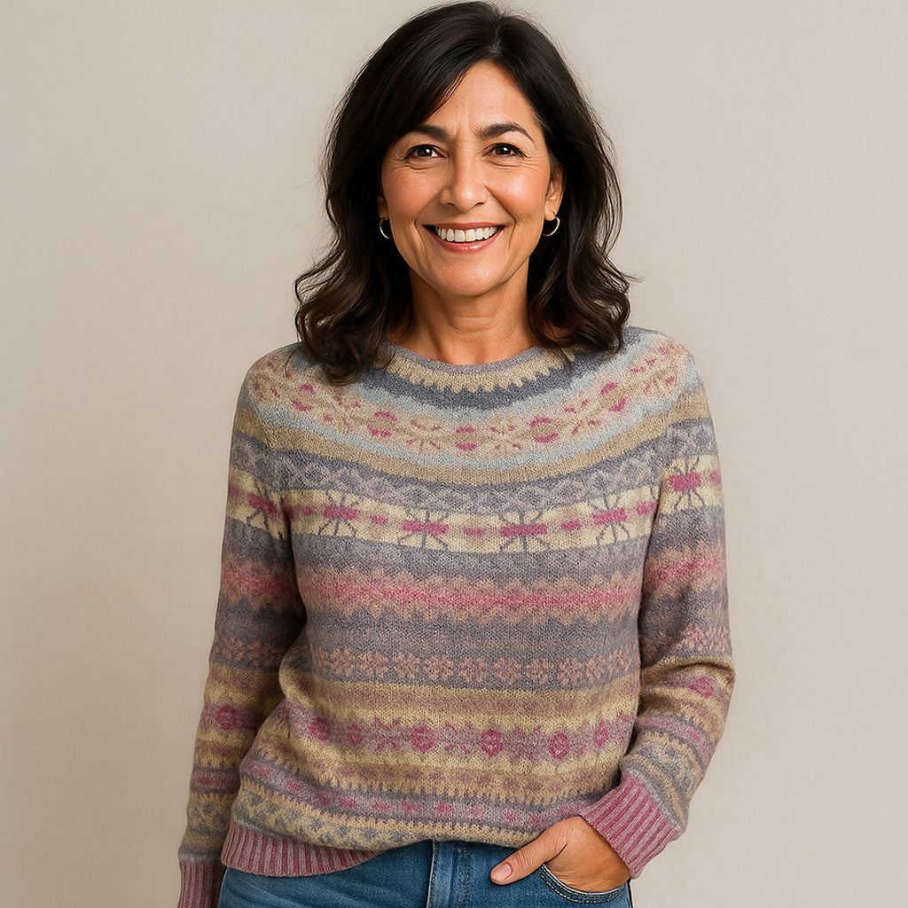 Pull Villa™ à Col Vintage Kaki