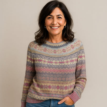 Pull Villa™ à Col Vintage Kaki