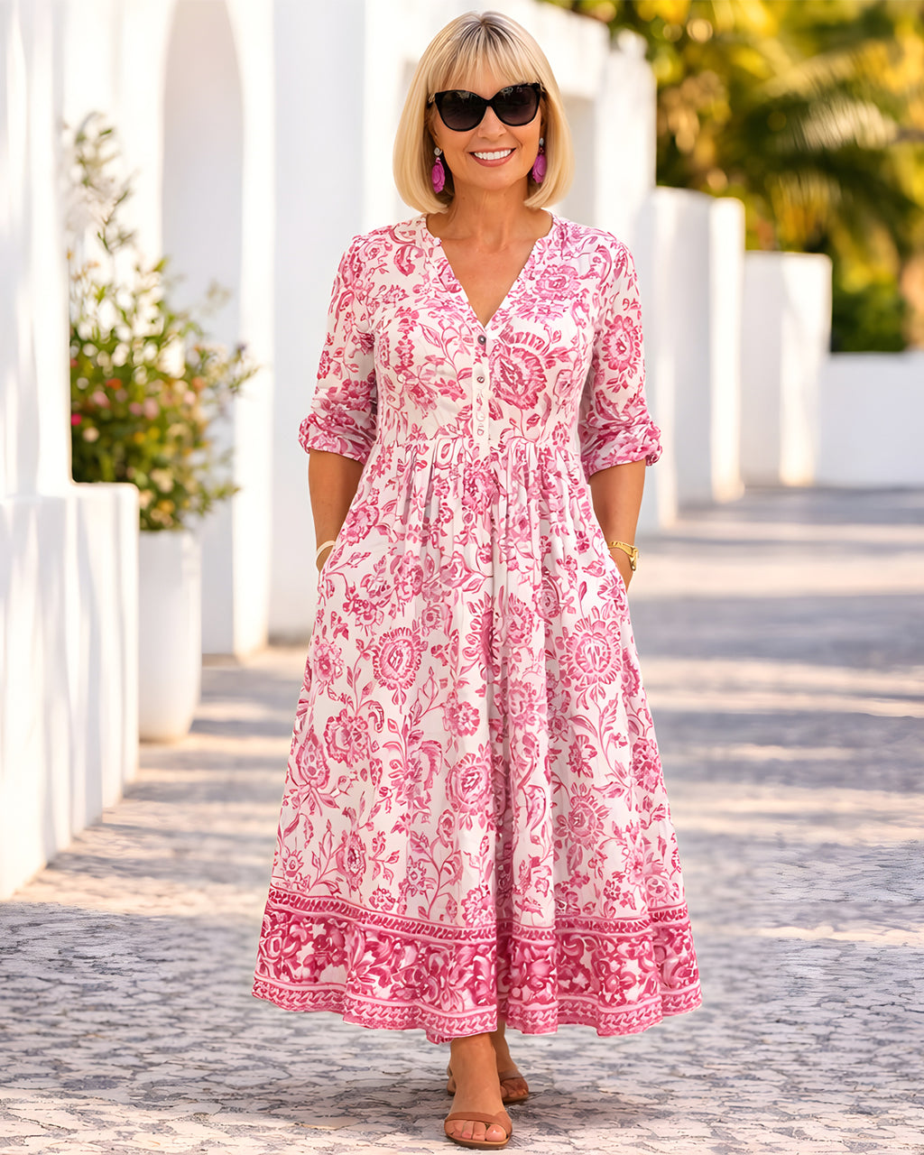 Robe fluide élégante confortable – Léana