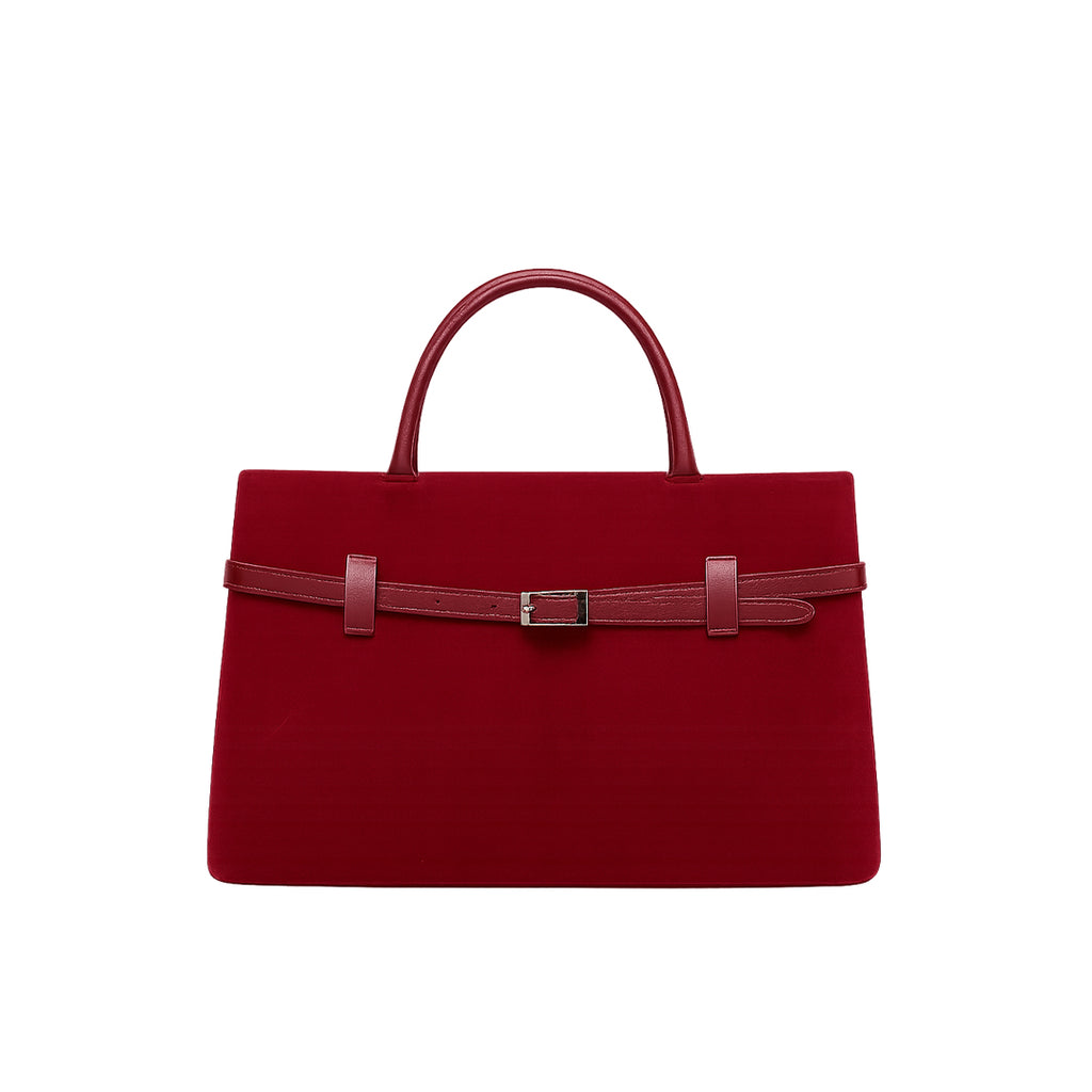 Sac Suédé Agnes™ Rouge