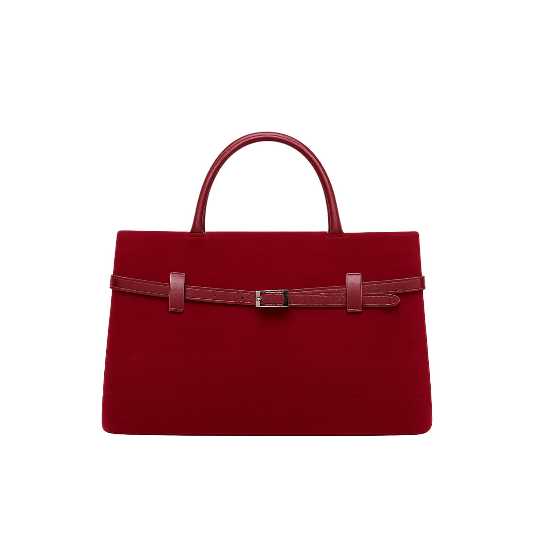 Sac Suédé Agnes™ Rouge