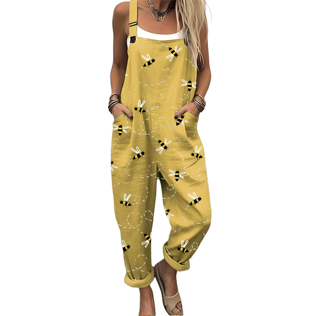 Combinaison Silka™ à Motif Floral Rétro