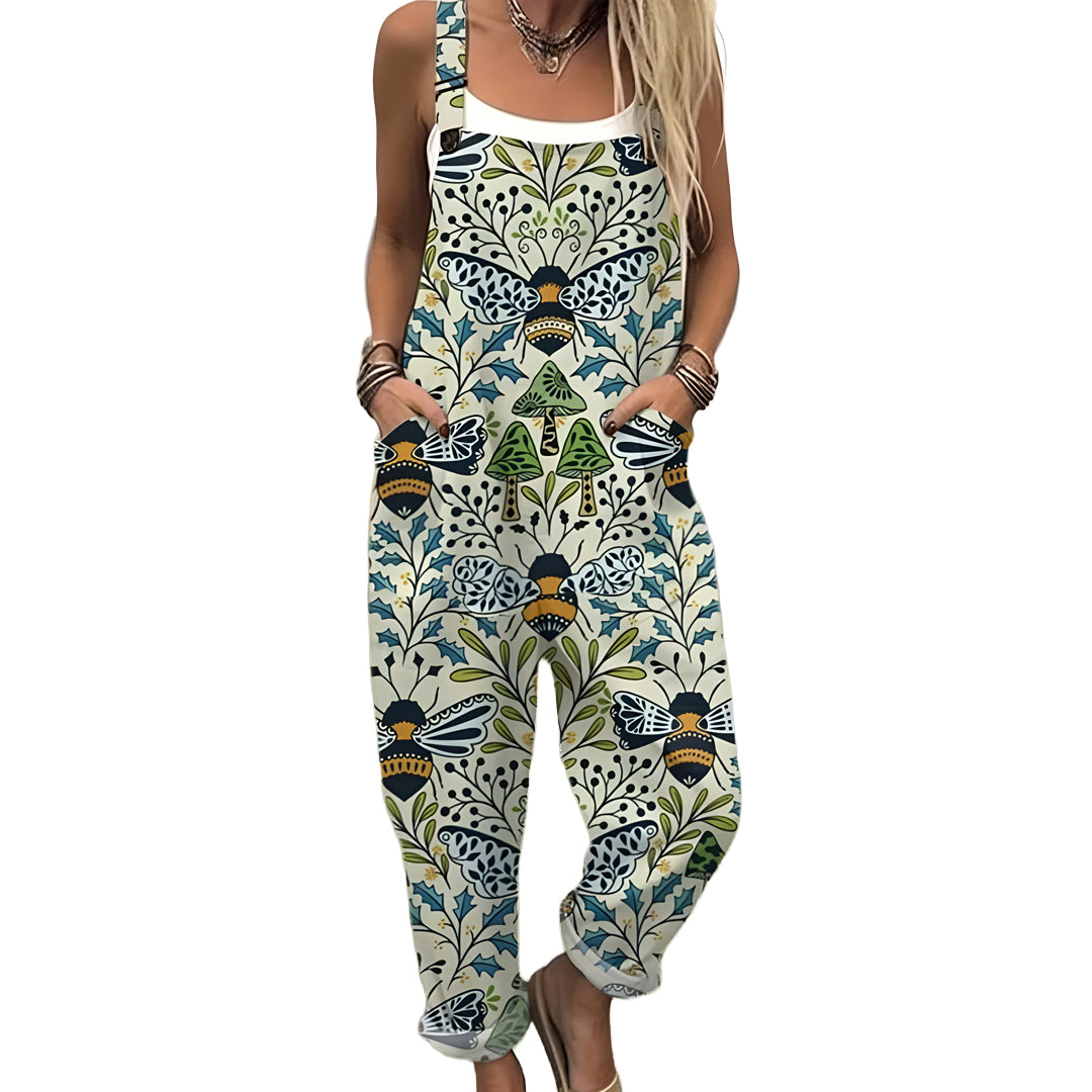 Combinaison Tinna™ à Motif Floral Rétro