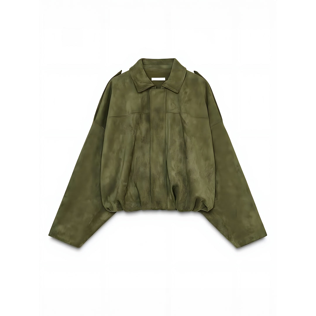 Bomber Selina™ en Daim de Luxe