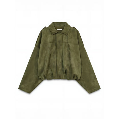 Bomber Selina™ en Daim de Luxe