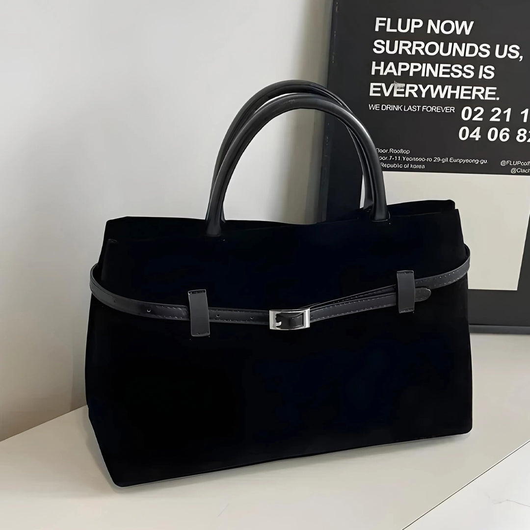 Sac Suédé Agnes™ Noir