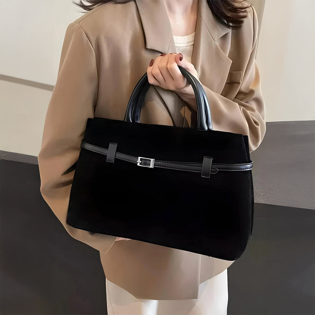 Sac Suédé Agnes™ Noir