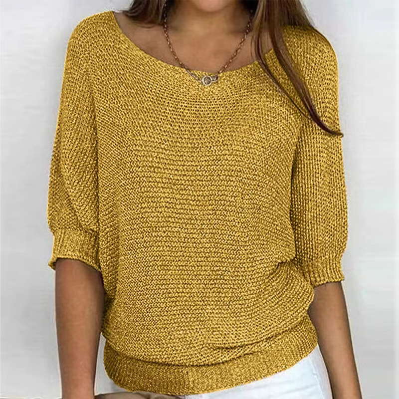 Freya™ Pull Léger Élégant à Manches 3/4
