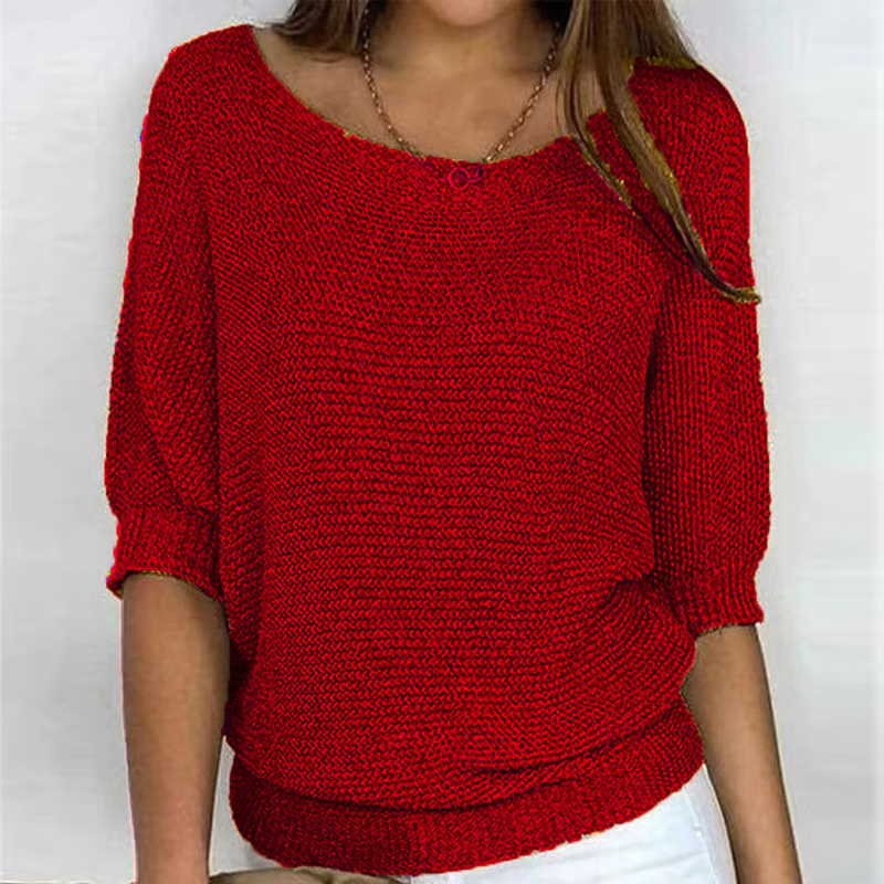 Freya™ Pull Léger Élégant à Manches 3/4