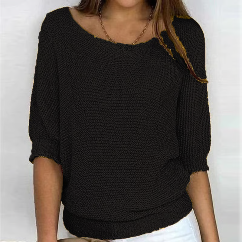 Freya™ Pull Léger Élégant à Manches 3/4