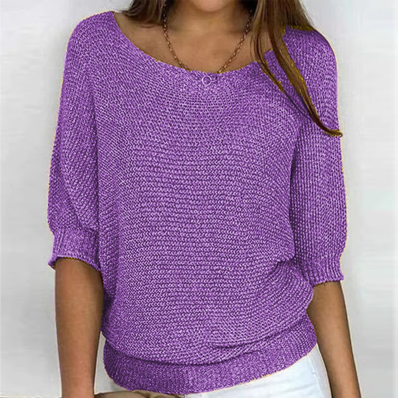 Freya™ Pull Léger Élégant à Manches 3/4
